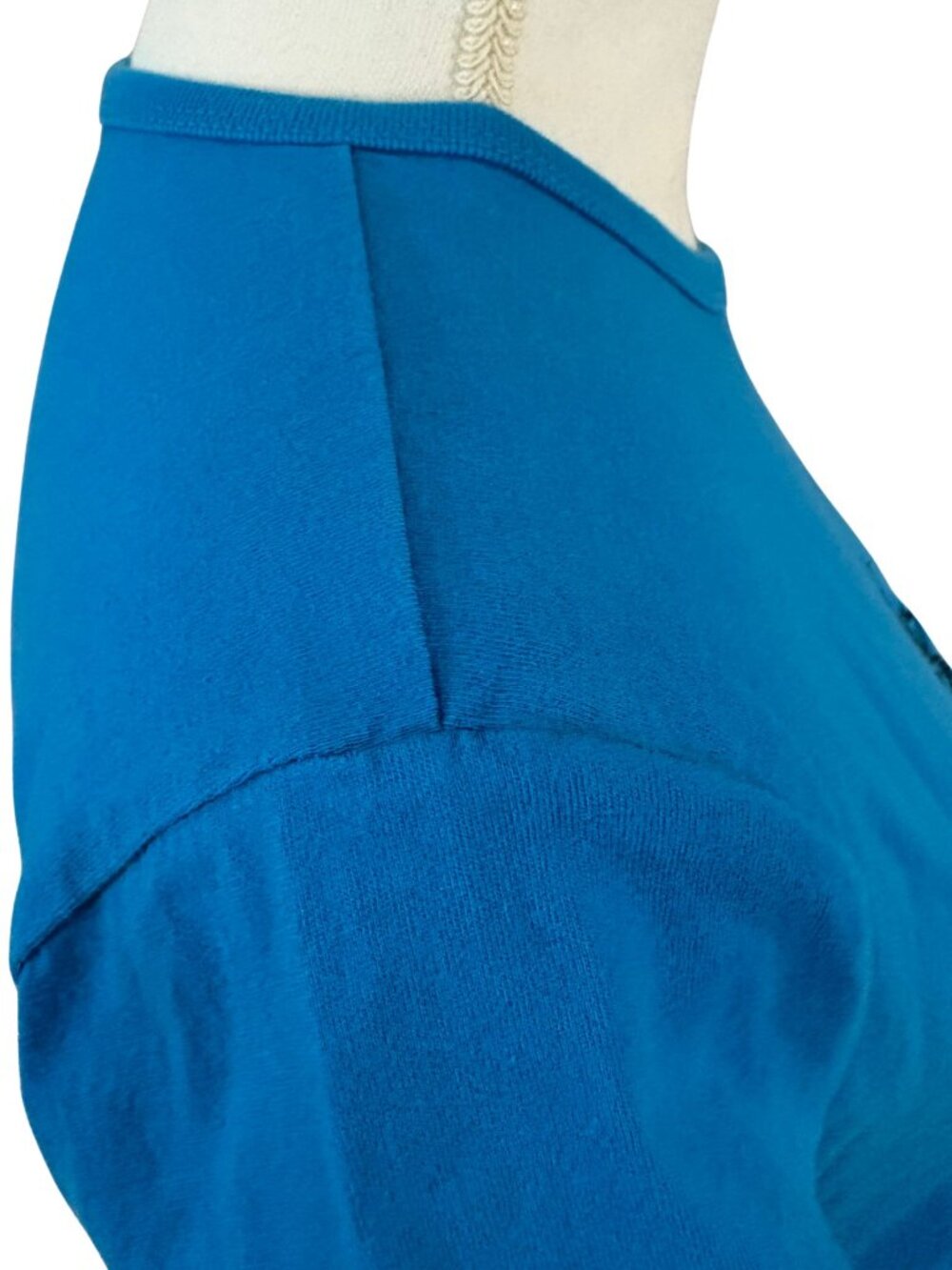 Ralph Lauren - Lauren Active Womens Blue Sz M Cotton T-Shirt 90'S y2k (SKU: 45W) - Picture 8 of 11